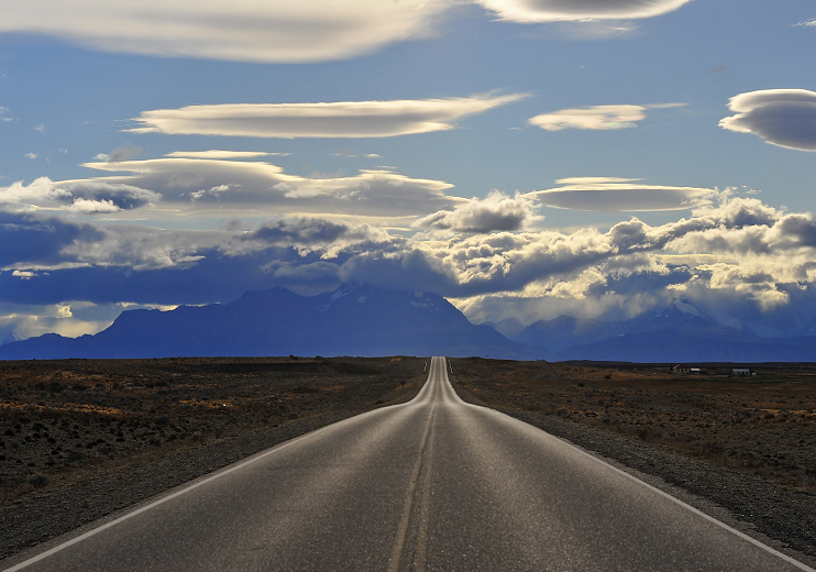 Дорога на Эль Чалтен. Аргентина. 2020 год